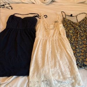 3 dresses AE and forever 21